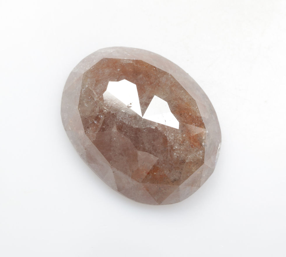 6.94 CT 14.6 X 11.5 MM Natural Loose Oval cut Fancy Diamond