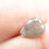 Thumbnail: 1.23 CT 8.2 X 6.3 MM Natural Pear Full cut Salt and Pepper Diamond for Pear Ring