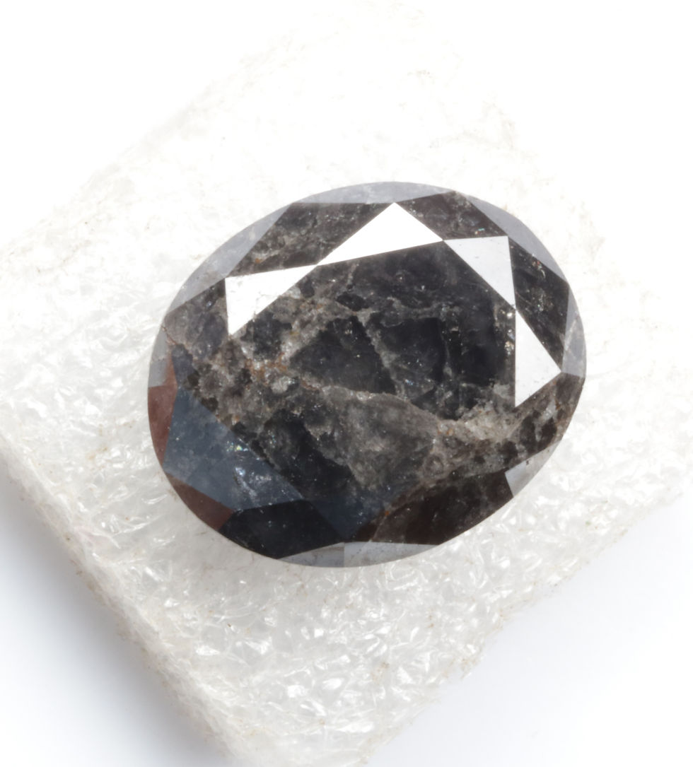 Thumbnail: 9.63 CT 14.4 X 11.9 MM Oval cut Natural Loose Full Cut Diamond for Oval Ring