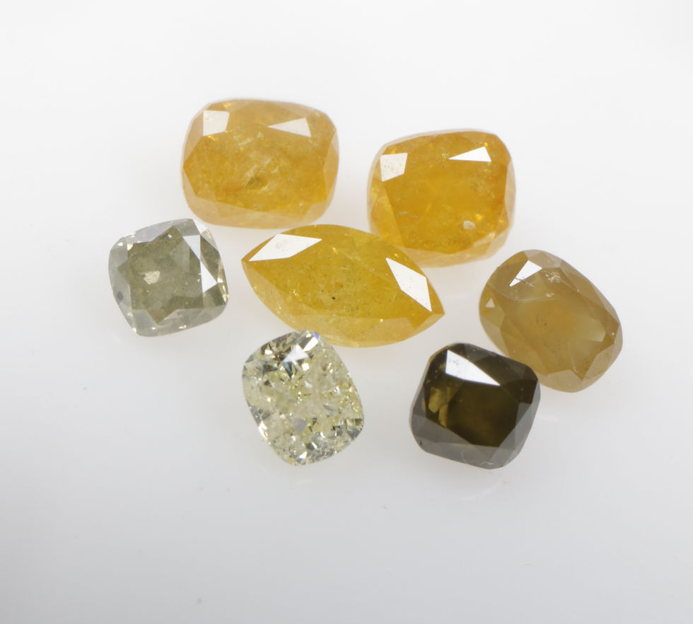 Thumbnail: 1.16 CT Natural Fancy color Diamond Lot Mix Cut for Diamond Jewelry Ring Gift