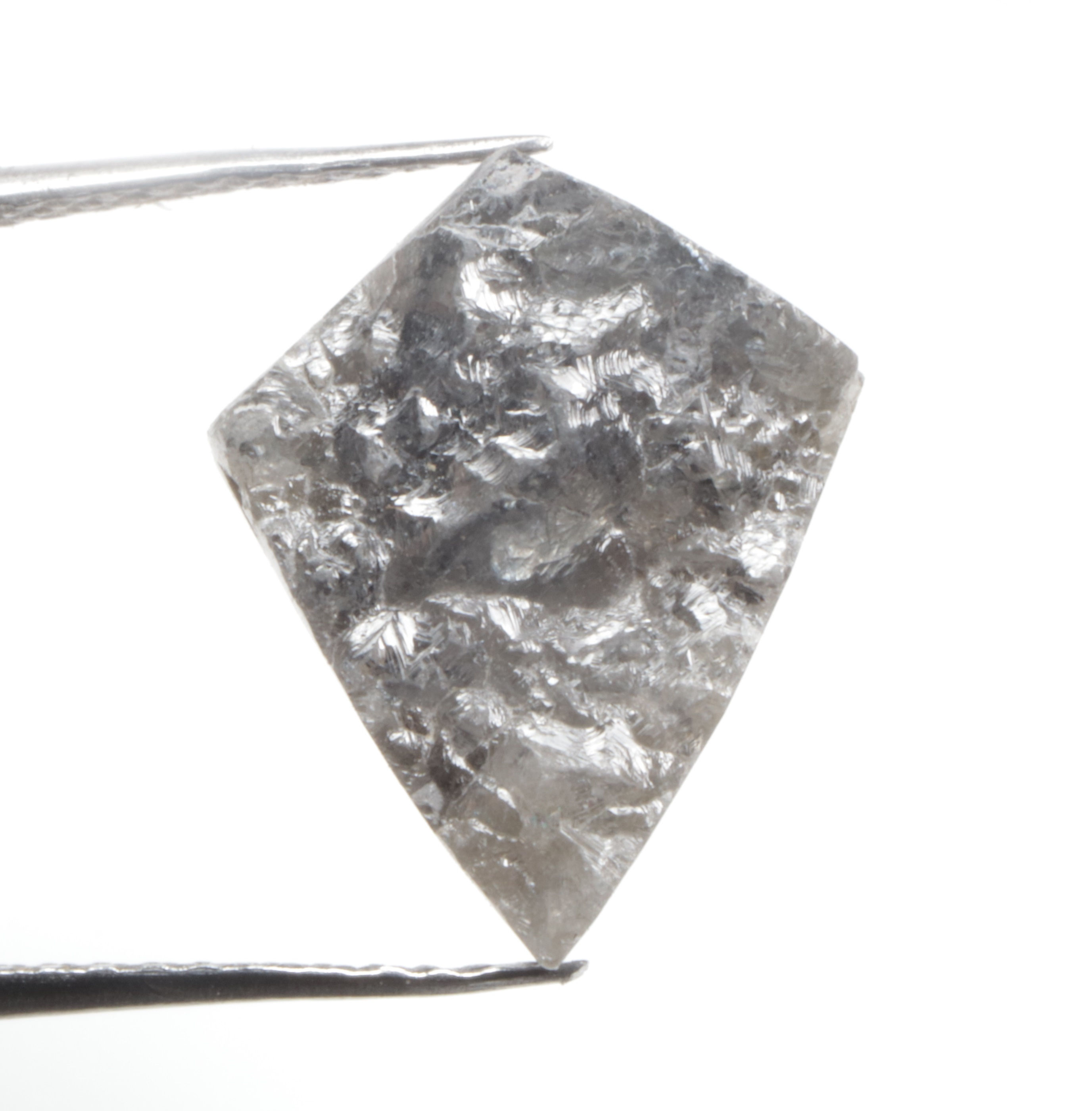 2.74 CT 12.1 X 9.8 MM Natural Uncut Diamond, Kite cut Rough/Raw Diamond