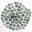 Thumbnail: 13.92 CT 2.7 MM to 4.3 MM Blue Round Rose cut Natural Loose Diamond Lot 66Pcs