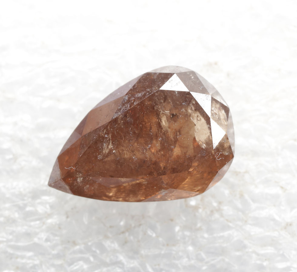 Thumbnail: 1.66 CT 9.0 X 6.1 MM Natural Pear cut Loose Fancy Full cut Diamond for Jewelry