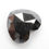 Thumbnail: 11.48 CT 13.1 X 14.9 MM Heart cut Black Diamond, Loose Treated Black Color