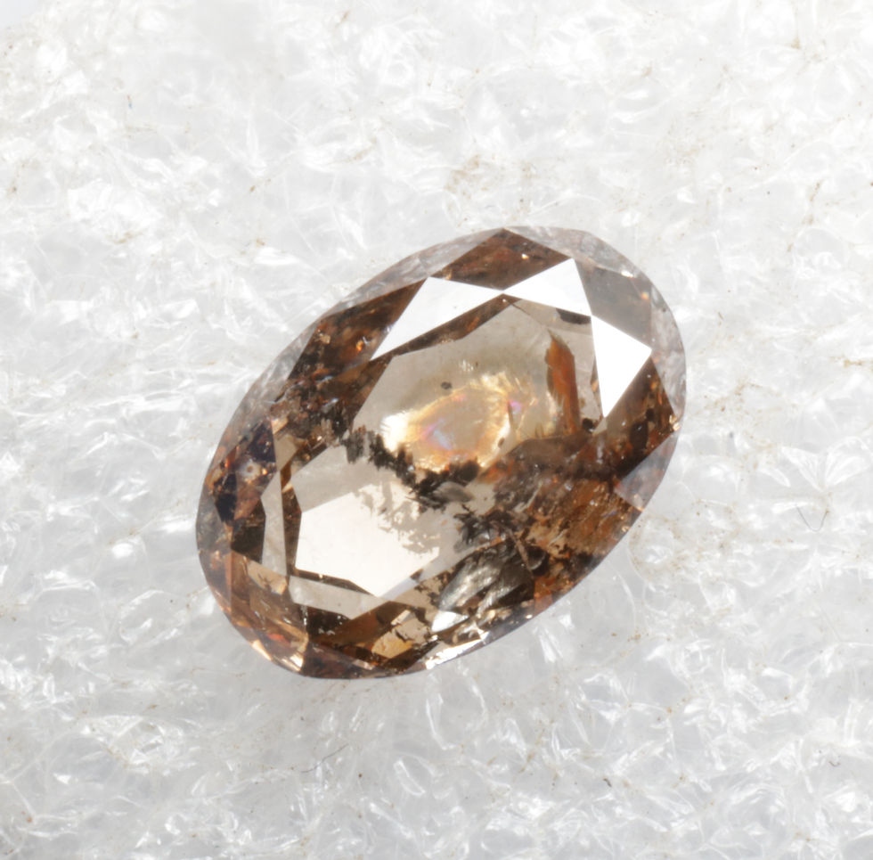 Thumbnail: 1.24 CT 8.0 X 5.5 MM Oval cut Natural Loose Fancy Diamond for Oval Ring Gift