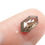 Thumbnail: 0.88 CT 9.0 X 4.8 MM Natural Hexagon Cut Salt and Pepper Diamond