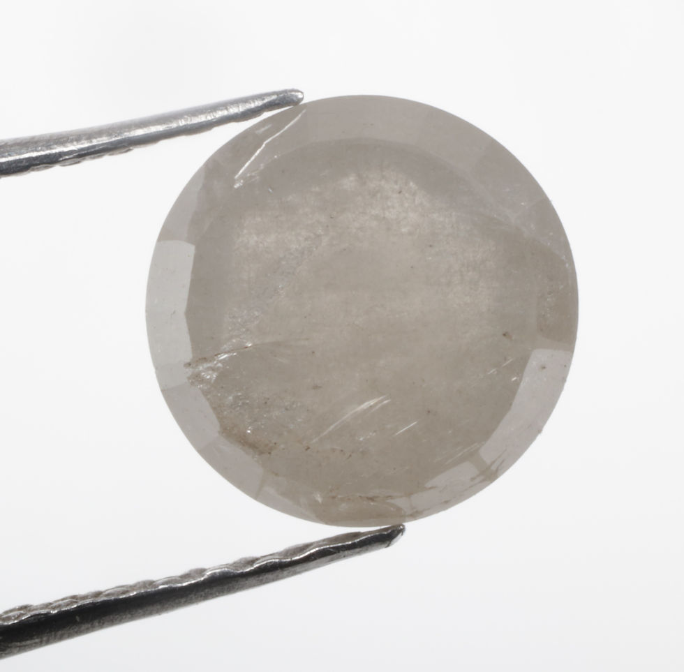 Thumbnail: 1.39 CT 6.7 MM Natural Loose Round Rose Cut Loose Diamond for Handmade Jewelry