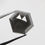 Thumbnail: 1.21 CT 6.5 X 5.6 MM Natural Hexagon Cut Loose Diamond Black color