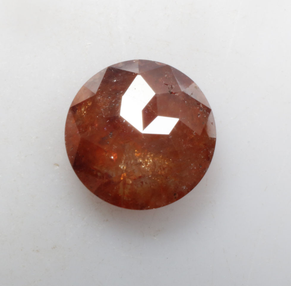 Thumbnail: 0.91 CT 6.3 MM Natural Loose Round Rose Cut Diamond for Diamond Ring Jewelry