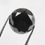 Thumbnail: 2.09 CT 7.0 MM Black Round Brilliant cut Diamond Loose Black Round Shape Diamond