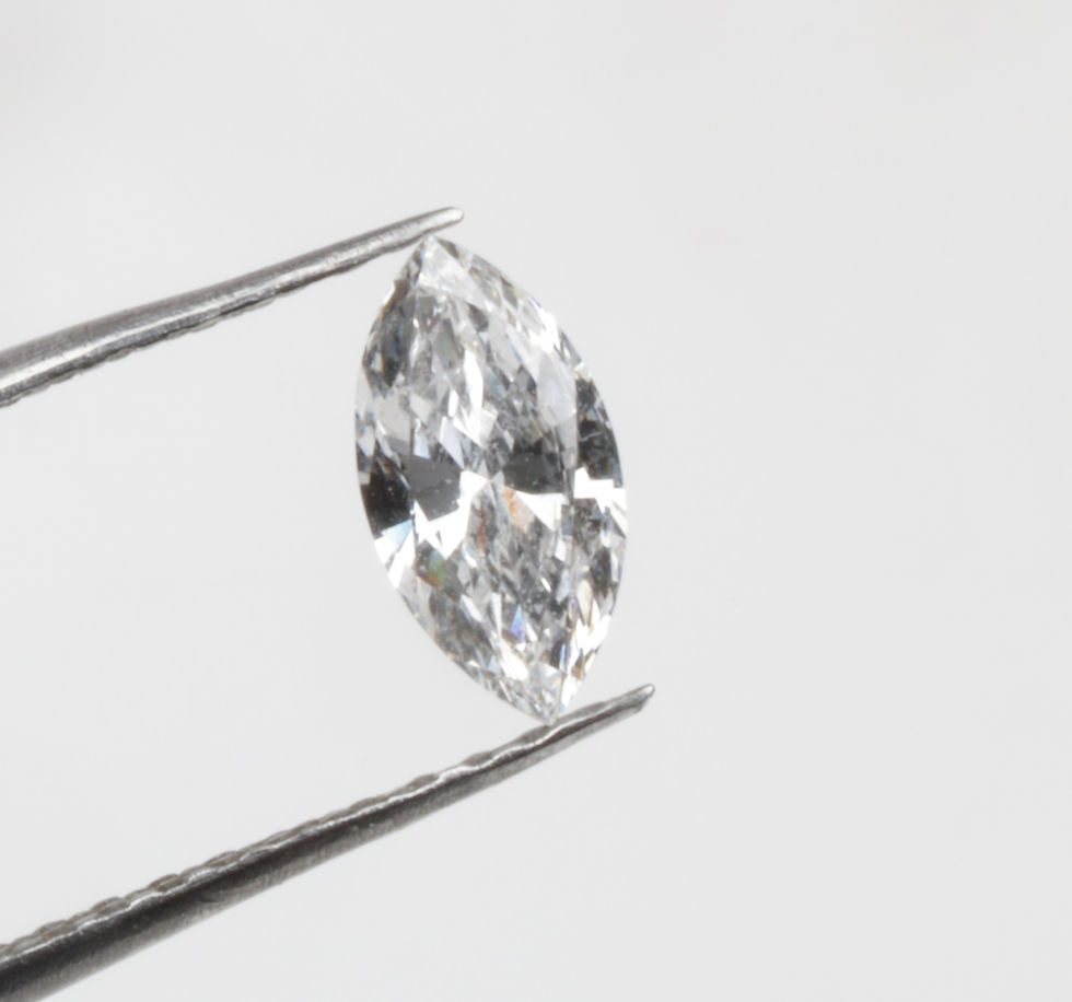 Thumbnail: 0.26 CT 6.7 X 3.5 MM Marquise cut Lab Grown CVD Diamond, White Color