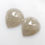 Thumbnail: 3.55 CT 9.6 X 8.3 MM Natural Loose Pear cut Diamond Pair for Earring