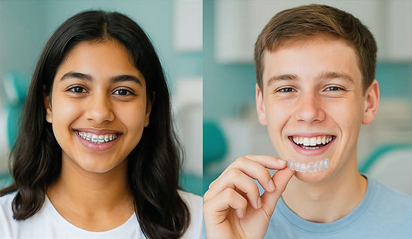 Teen orthodontic consultation in Dubai with Dr. Sree, Specialist Orthodontist, for braces and clear aligner planning