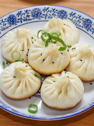 Pan Fried Pork Buns