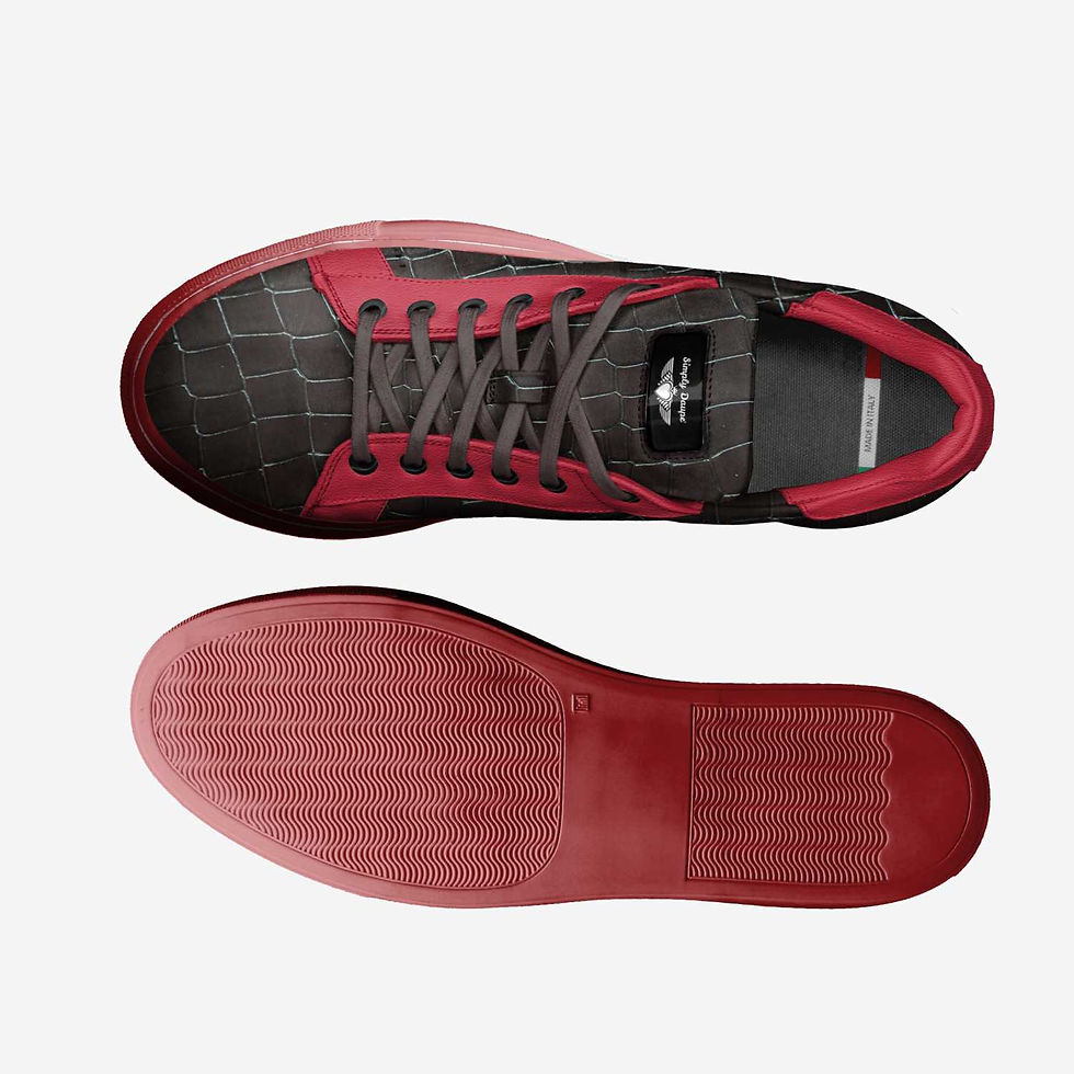 Thumbnail: MAKING DA BAND UNISEX TENNIS LOW TOP By Simply Daupe'