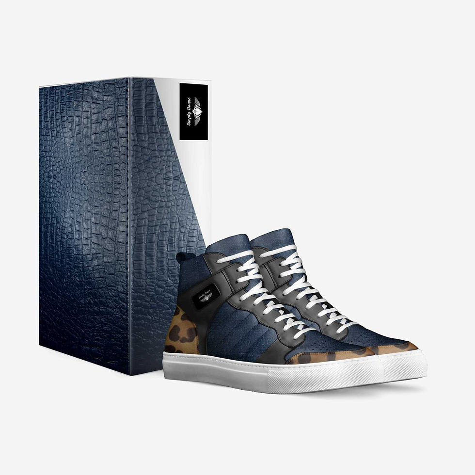 Thumbnail: ANIMAL DENIM RETRO BASKETBALL UNISEX SNEAKER