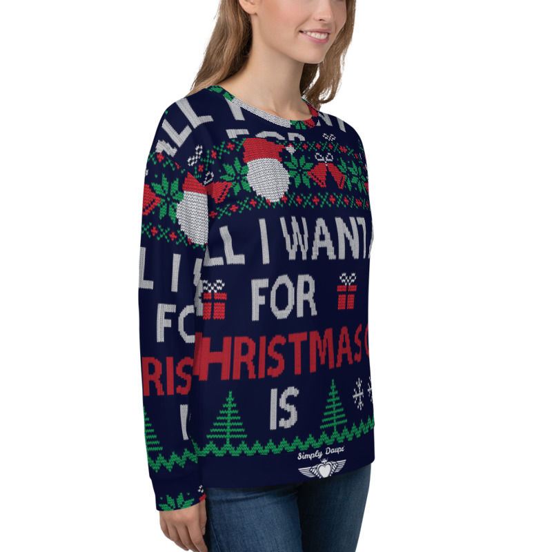 Thumbnail: Simply Daupe' "Ugly Sweater" Unisex Sweatshirt