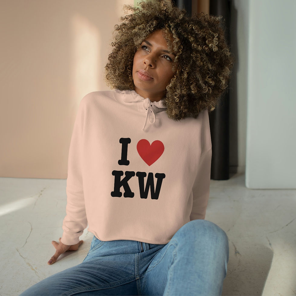 Thumbnail: I Love KW Crop Hoodie