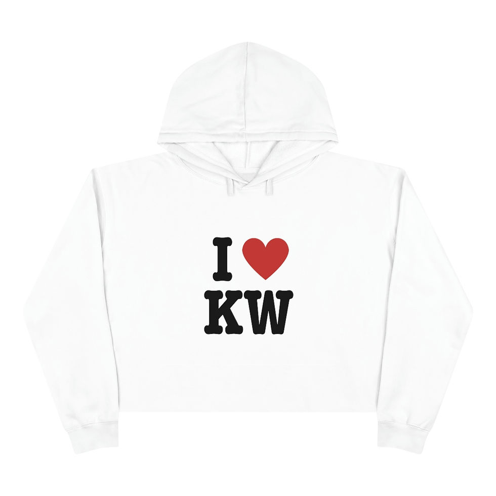 Thumbnail: I Love KW Crop Hoodie