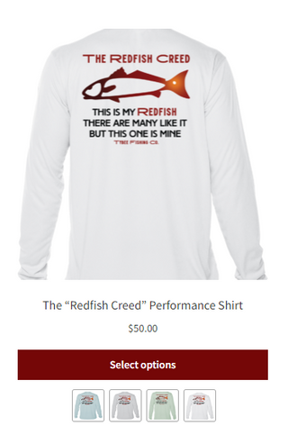 the original redfish creed performance shirt.png