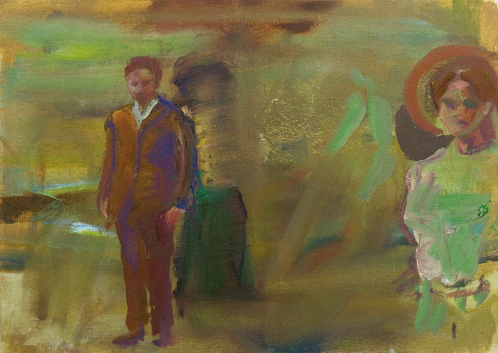 'Figures Looking On'