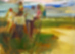 Figures by the River