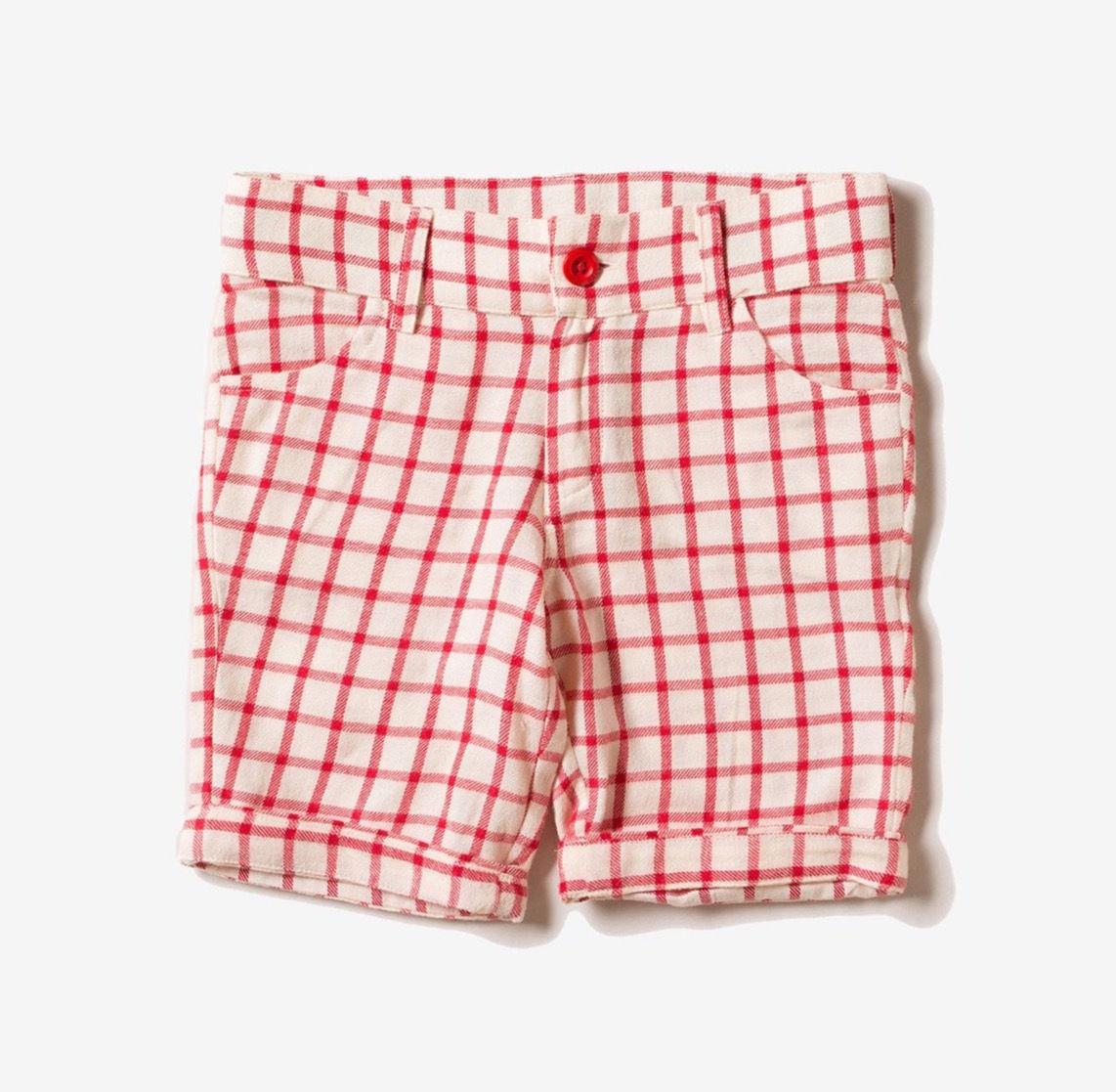 SHORT - LITTLE GREEN RADICALS - RED CHECK