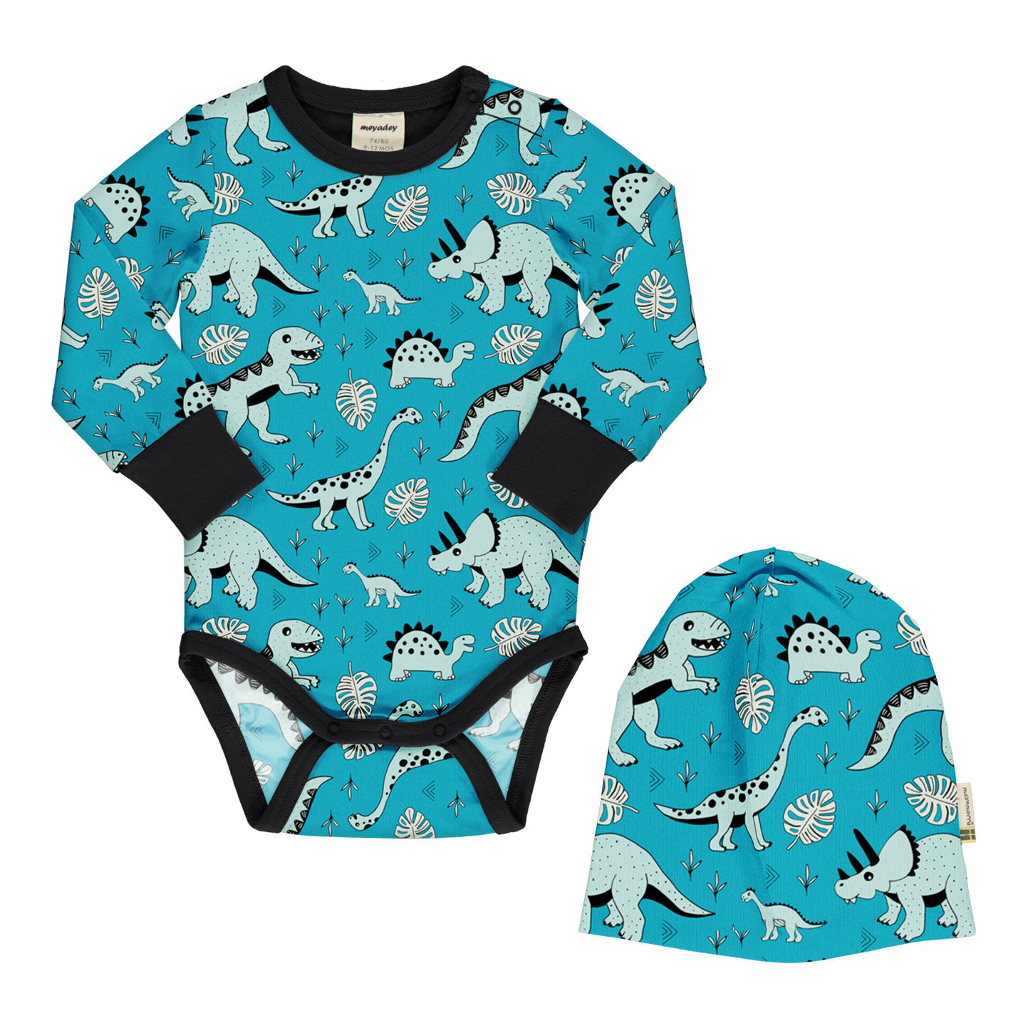 SET BEBÉ - MEYADEY - BODY DINO FOREST