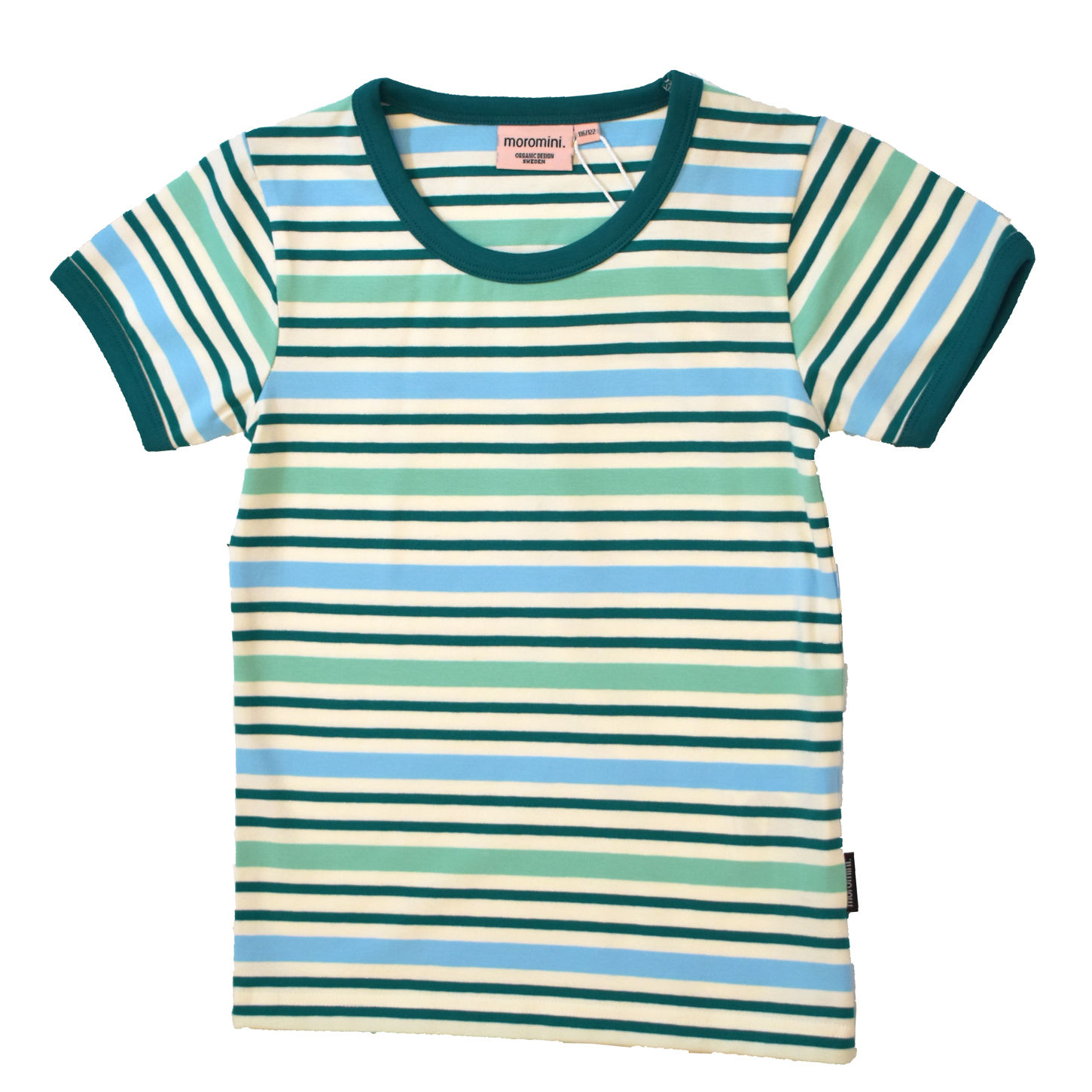 POLERA M/C - MOROMINI - GREEN STRIPES