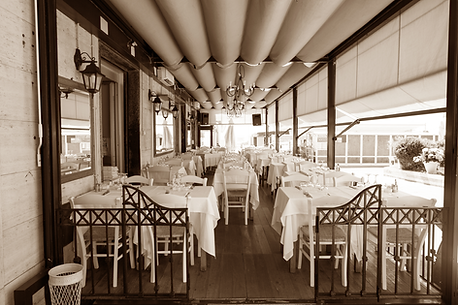 Ristorante specialità pesce davanti al mare