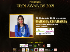 RJ Barsha Chabaria from Salaam Namaste will participate in TEOI Awards 2021!!