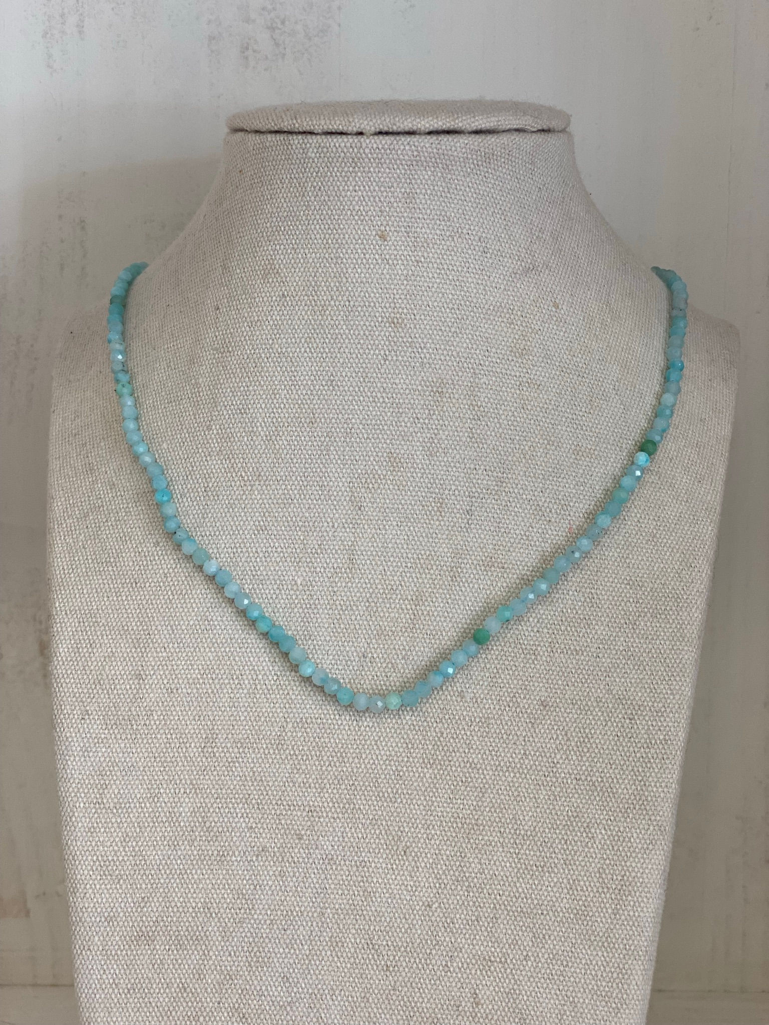 Collar de Amazonita Plata