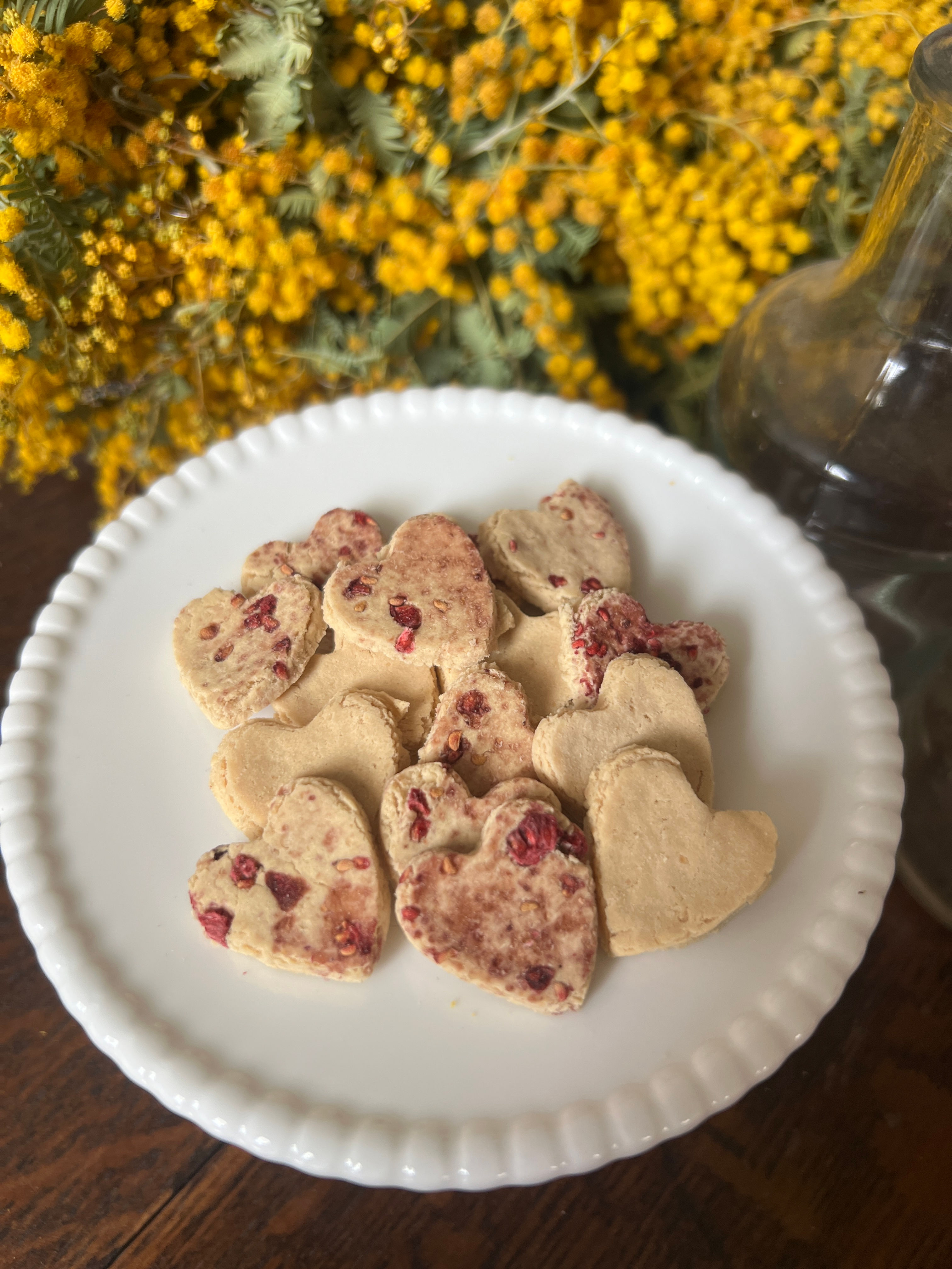 フランボワーズハートクッキー