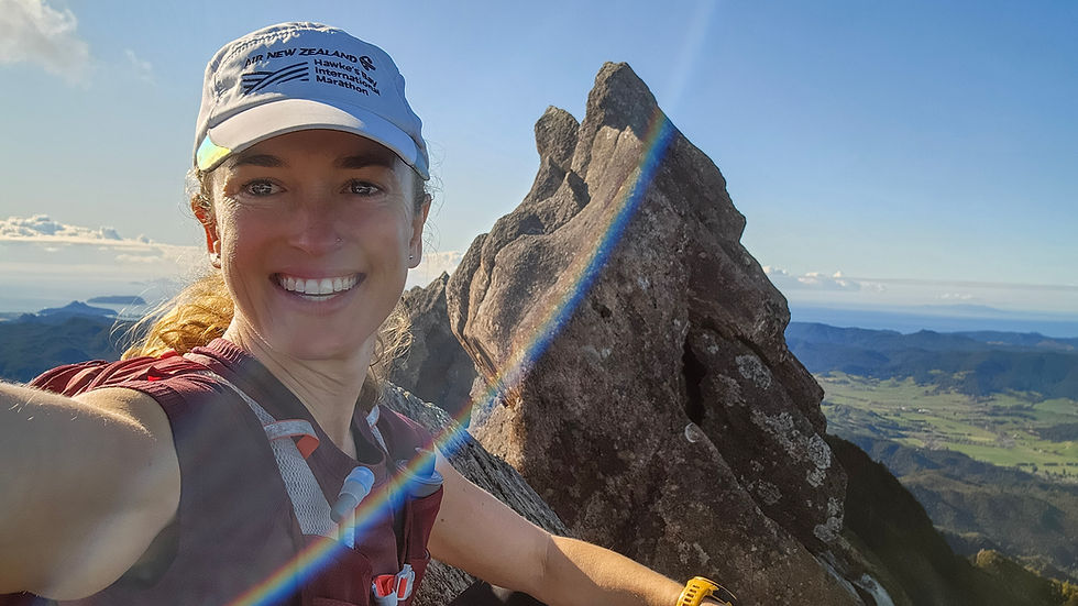 Selfie at the summit of the Pinnacles