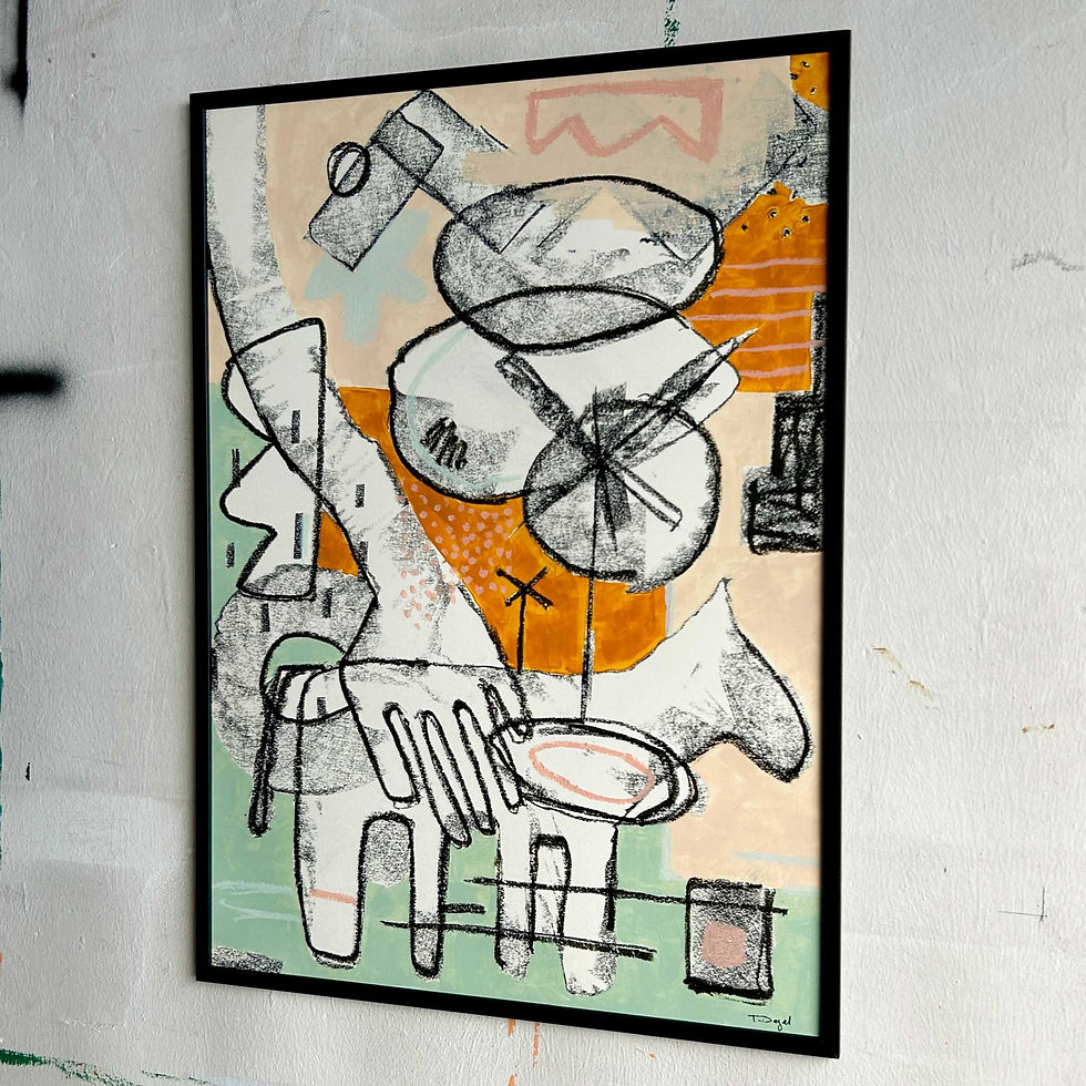 Miniaturbild: „The lost horse“ // Papier // 50x70cm