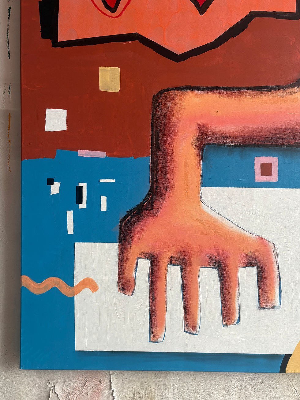 Miniaturbild: "Multitasking“ // Canvas // 200x150cm