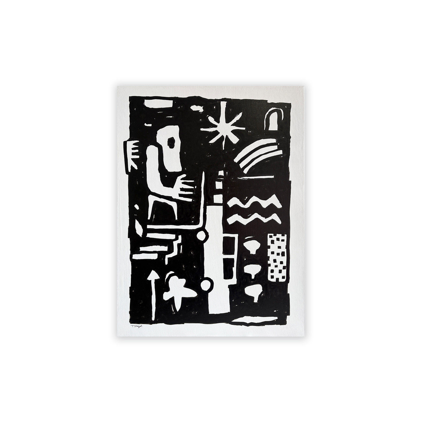 "Riding through the stoneage" // Leinwand // 60x80cm
