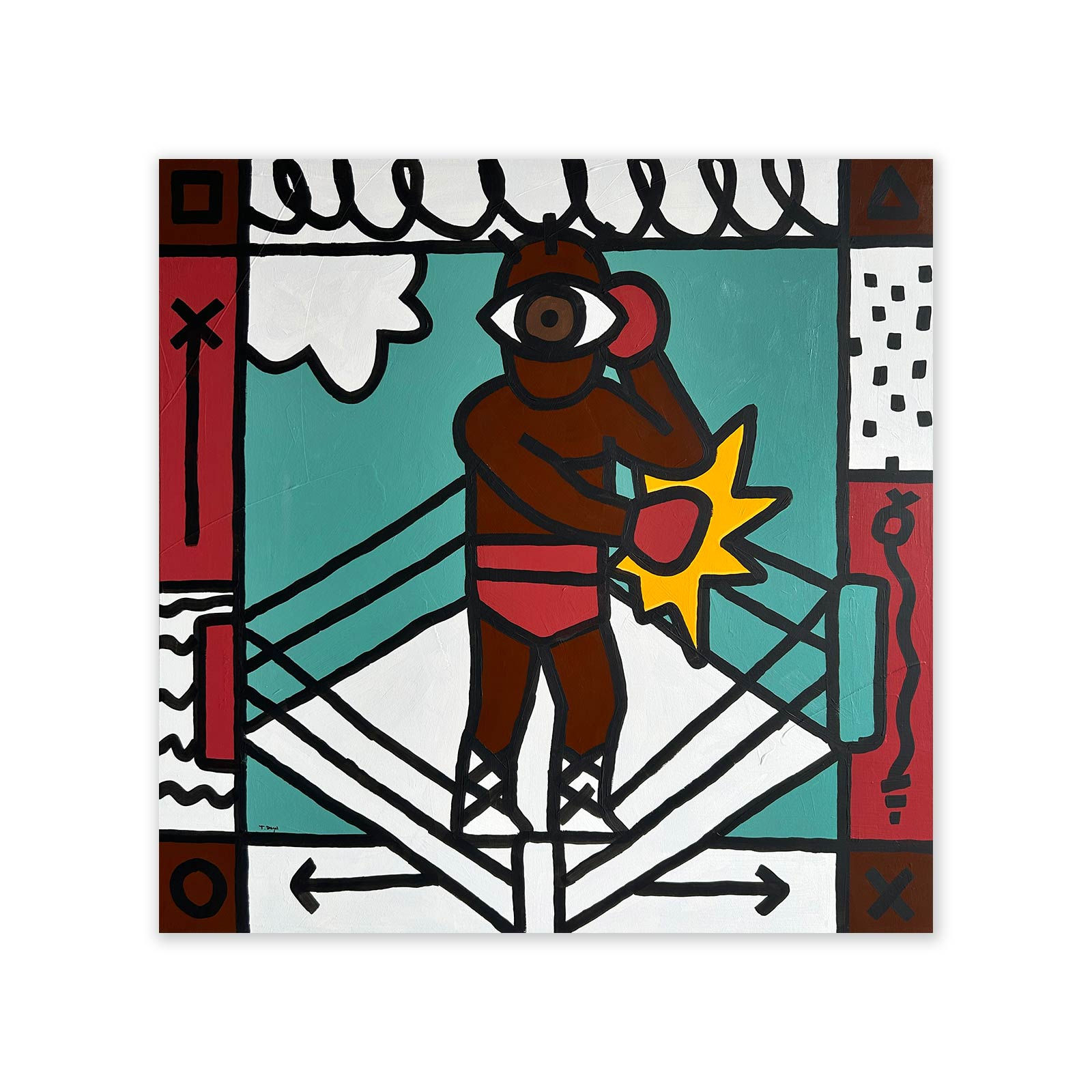 "Muhammad Ali" // Leinwand //100x100cm