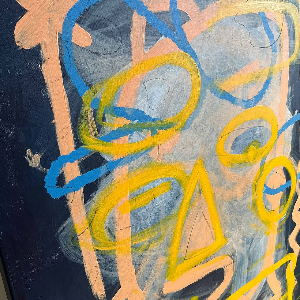 Miniaturbild: "Passenger I" // Leinwand // 100x140cm