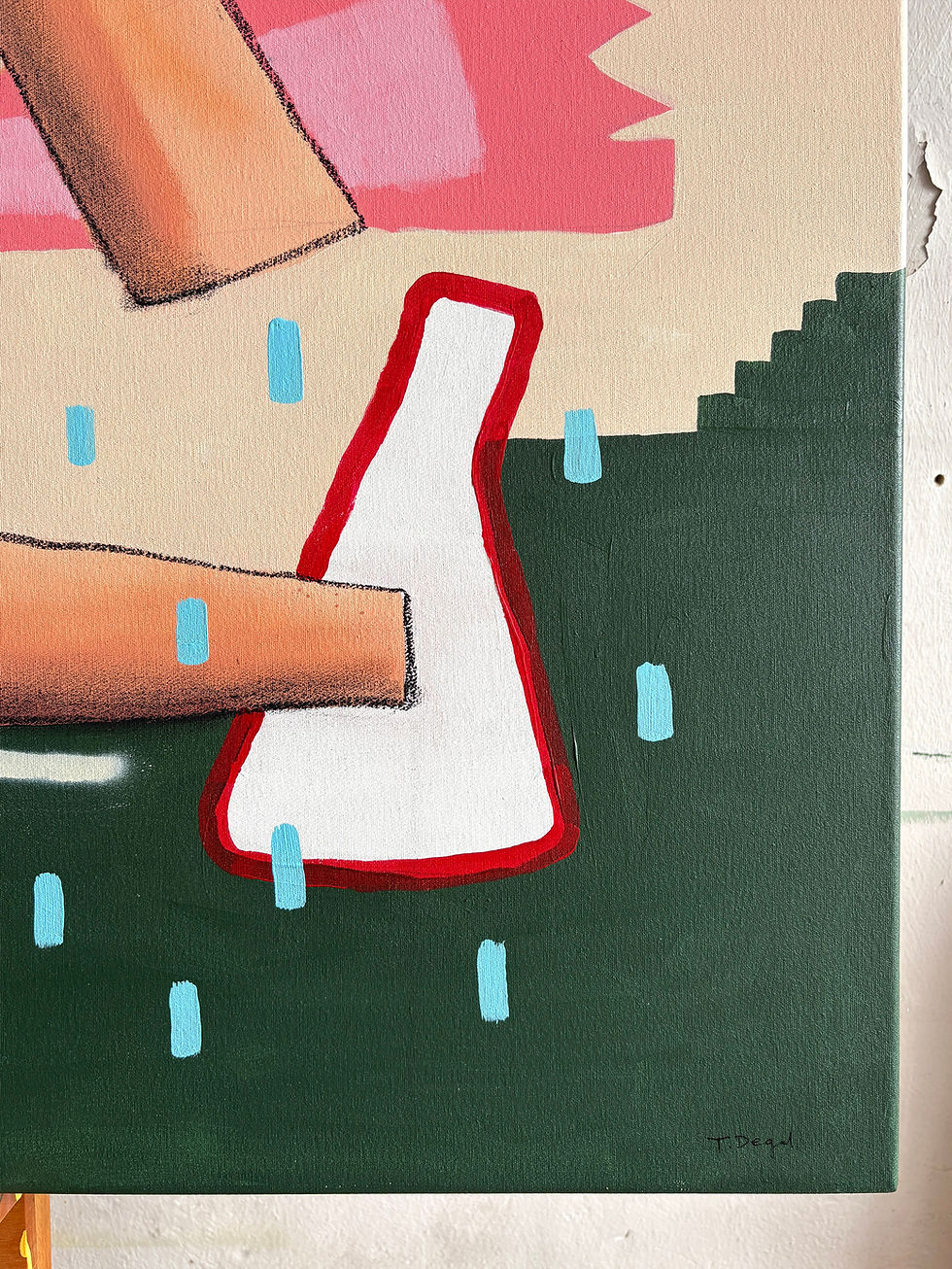 Miniaturbild: "Fragments of being“ // Canvas // 140x100cm