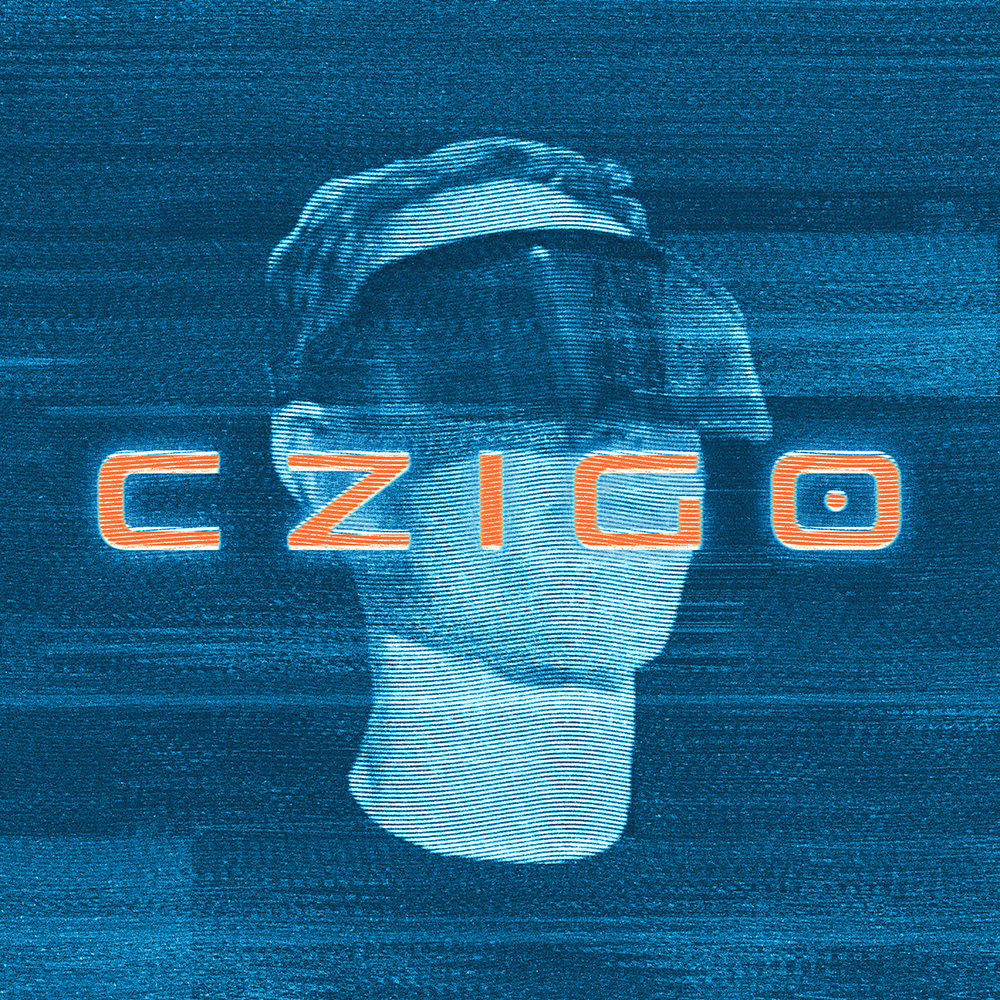 Czigo logo on head