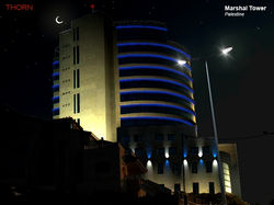 Marshal Tower Facade Lighting