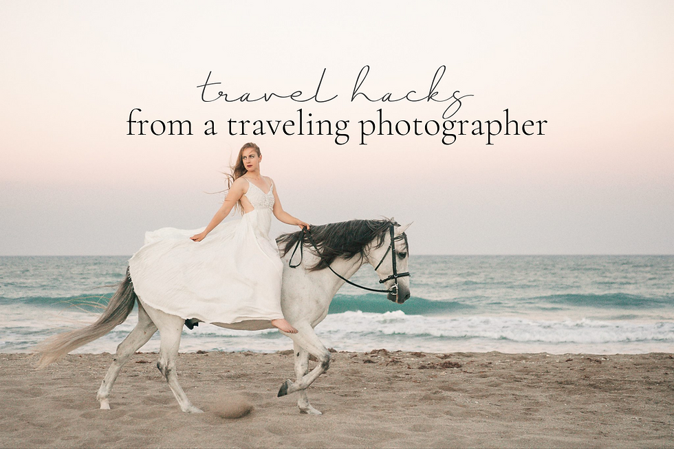 travel hacks from a traveling photographer