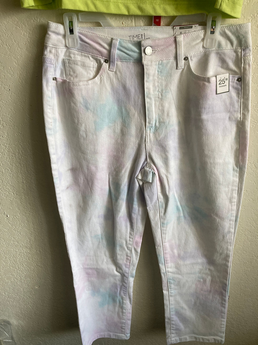 Thumbnail:  Women’s Size 10 Time & true multicolor Jeans 25”inseam