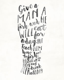 92177_L26_Foil_TeachAManToFish_BeerQuote