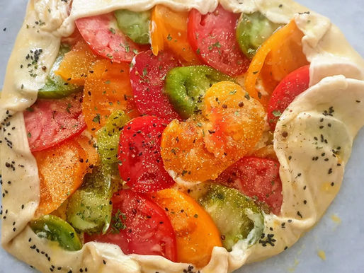 Tarte rustique ricotta et tomates