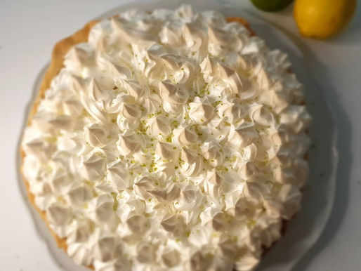 Tarte au citron meringuée.