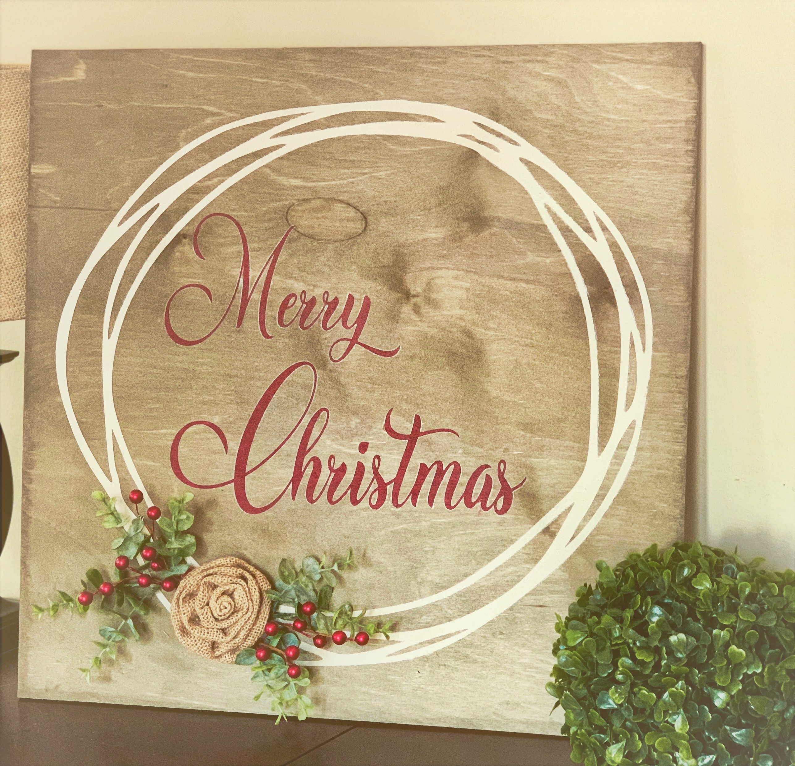 323 Merry Christmas Circle