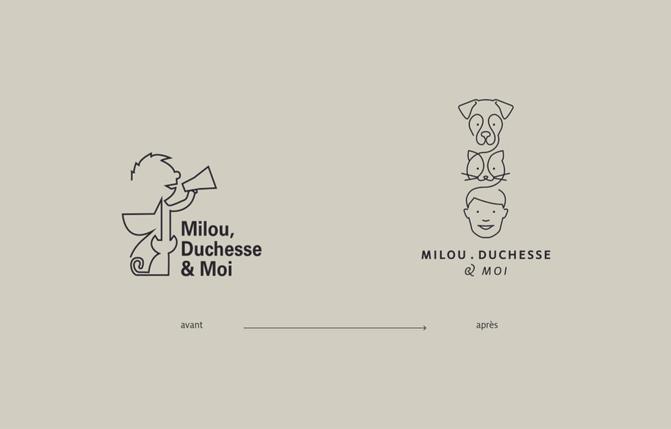 Logo avant / après
