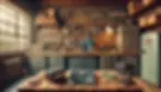DALL·E 2024-11-07 11.06.21 - A wooden workbench in a vintage garage setting, filled with m
